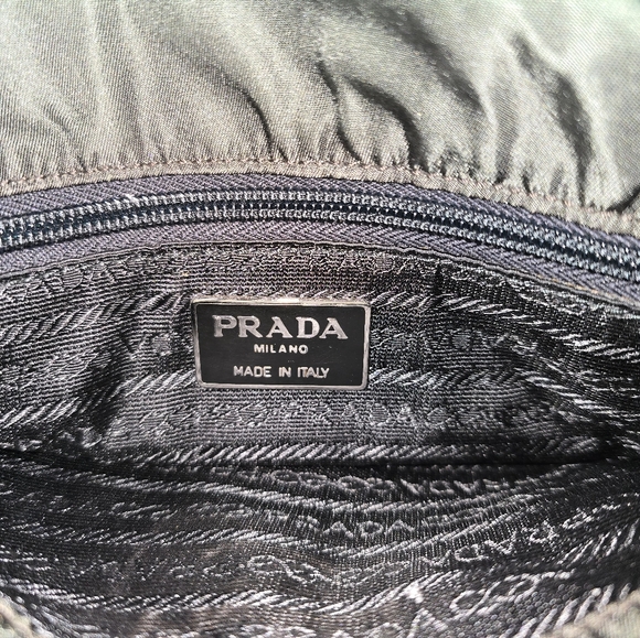 Prada Tessuto Iridescent Green Nylon Bag - Picture 12 of 13